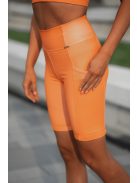 CONFIDENT BIKER SHORTS - ORANGE