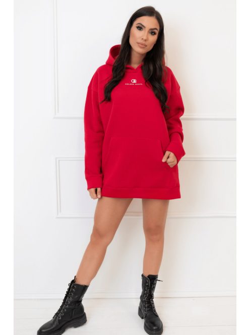 KIMBERLY OVERSIZED HOODIE - RED